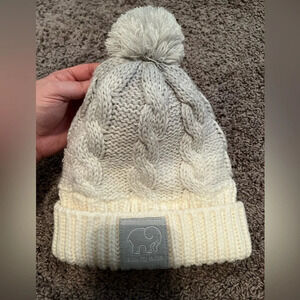 Ivory Ella Chunky Knit Beanie